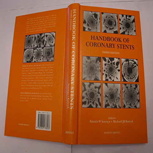 9781853178023: Handbook of Coronary Stents