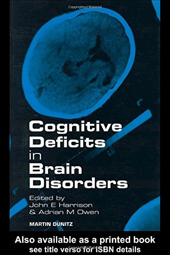 Beispielbild fr Cognitive Deficits in Brain Disorders zum Verkauf von Better World Books