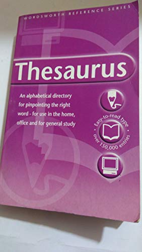 Stock image for The Wordsworth Thesaurus for sale by The London Bookworm