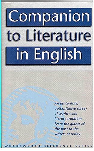 Stock image for The Wordsworth Companion to Literature in English for sale by Wonder Book