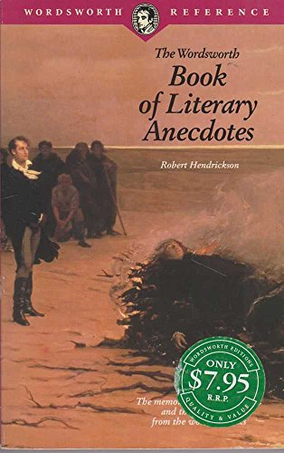 Imagen de archivo de Book of Literary Anecdote a la venta por Better World Books: West