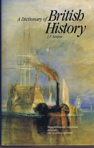 Beispielbild fr Dictionary of British History zum Verkauf von AwesomeBooks