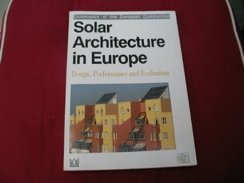 Imagen de archivo de Solar Architecture in Europe a la venta por Wonder Book