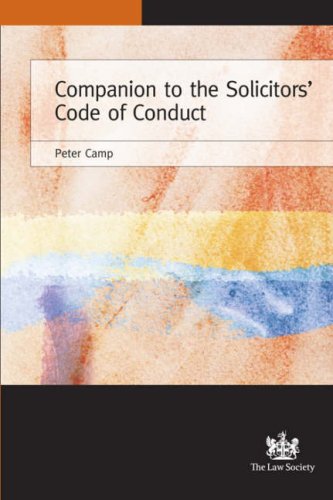 Beispielbild fr Companion to the Solicitors' Code of Conduct 2007 zum Verkauf von WorldofBooks