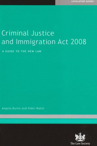 Stock image for Criminal Justice and Immigration Act 2008 for sale by Phatpocket Limited