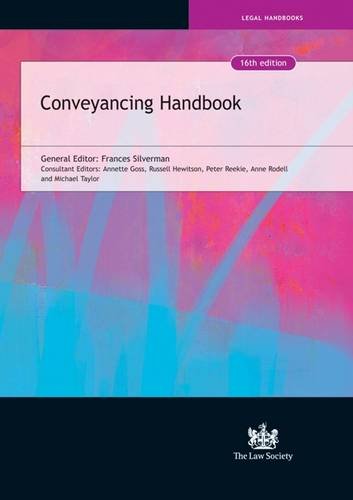 Beispielbild fr Conveyancing Handbook zum Verkauf von MusicMagpie