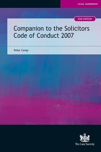 Stock image for Companion to the Solicitors Code of Conduct 2007 for sale by WorldofBooks