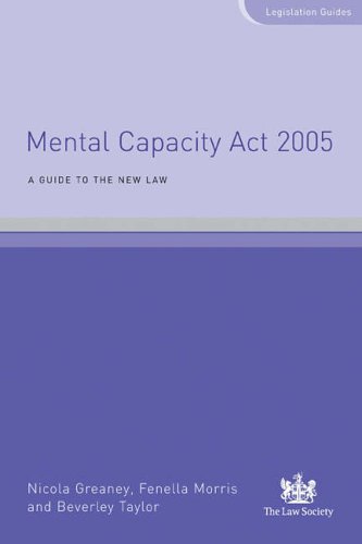 9781853289033: Mental Capacity Act 2005: A Guide to the New Law