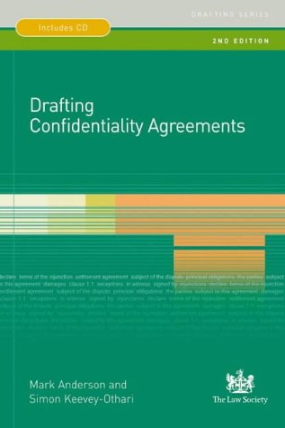 9781853289378: Drafting Confidentiality Agreements