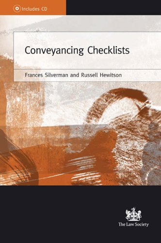 9781853289835: Conveyancing Checklists