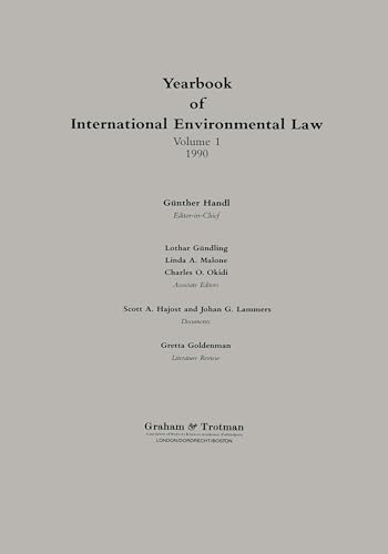 Beispielbild fr Year Book of International Environmental Law v 1, 1990 001 zum Verkauf von PBShop.store UK