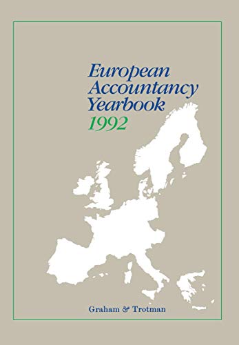 Stock image for European Accountancy Yearbook 1992/93 for sale by GuthrieBooks