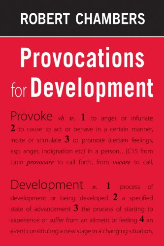 Stock image for Provocations for Development for sale by Better World Books