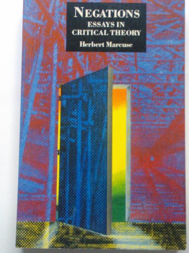 Beispielbild fr Negations: Essays in Critical Theory zum Verkauf von ThriftBooks-Dallas