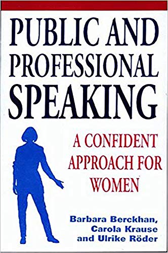 9781853434730: Public and Professional Speaking; A Confident Approach for Women