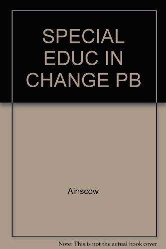9781853461279: Special Education in Change