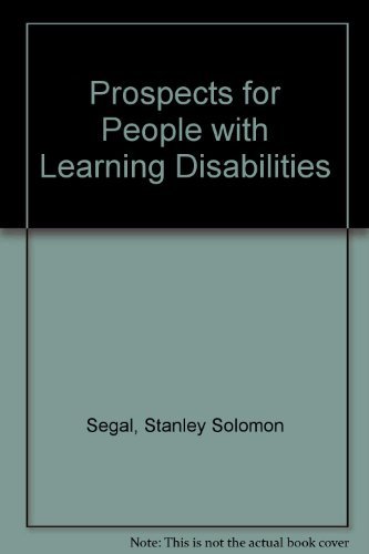 Stock image for Prospects for People with Learning Disabilities for sale by Phatpocket Limited