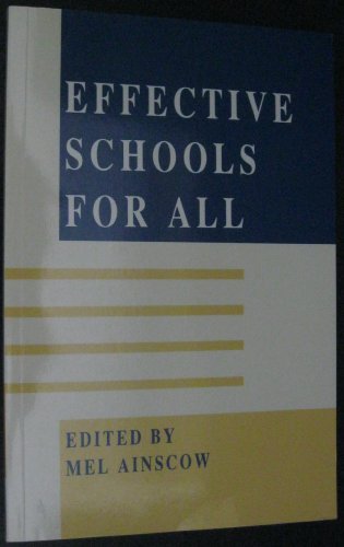 Imagen de archivo de Effective Schools for All a la venta por Better World Books