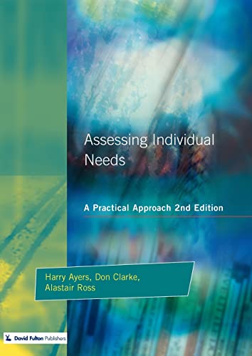 Imagen de archivo de Assessing Individual Needs : A Practical Approach a la venta por Better World Books