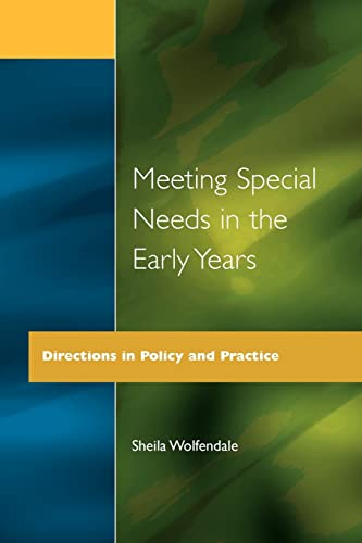 Imagen de archivo de Meeting Special Needs in the Early Years: Directions in Policy and Practice a la venta por PsychoBabel & Skoob Books