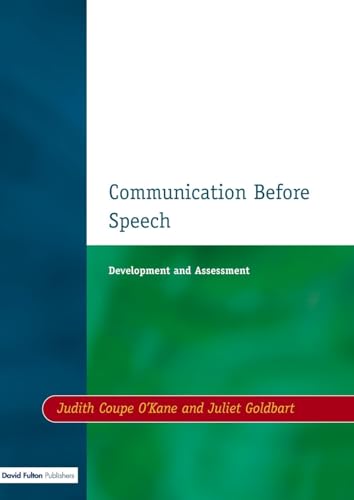 Stock image for Communication Before Speech : Development and Assessment for sale by Better World Books: West