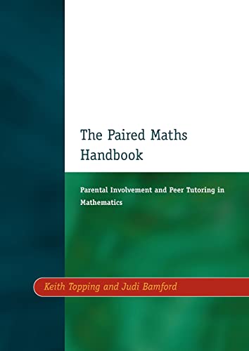 Imagen de archivo de Paired Maths Handbook : Parental Involvement and Peer Tutoring in Mathematics a la venta por Blackwell's