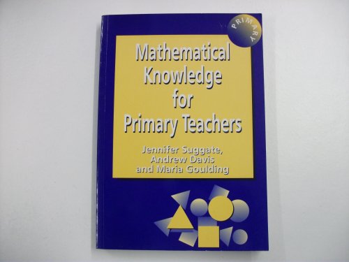 9781853465598: Math Knowledge for Prim Teach