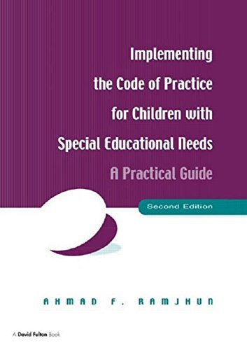 Imagen de archivo de Implementing the Code of Practice for Children with Special Educational Needs: A Practical Guide a la venta por Orbiting Books