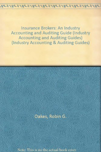 9781853555459: Insurance Brokers