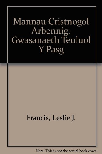 Stock image for Mannau Cristnogol Arbennig: Gwasanaeth Teuluol Y Pasg for sale by Revaluation Books