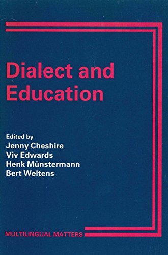 Beispielbild fr Dialect and Education : Some European Perspectives zum Verkauf von Better World Books Ltd