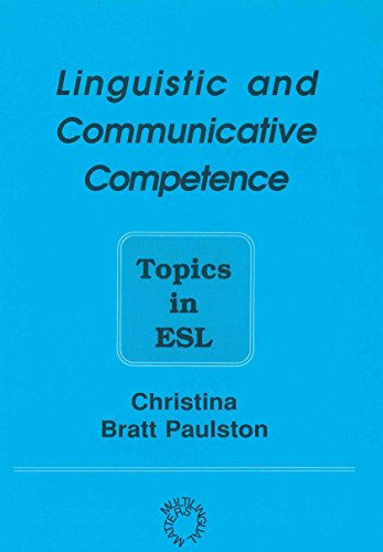 Stock image for Linguistic and Communicative Competence Topics in ESL Multilingual Matters for sale by PBShop.store US