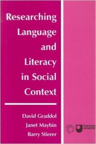 Stock image for Researching Language and Literacy in Social Context: A Reader for sale by Bookmonger.Ltd