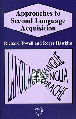 Beispielbild fr Approaches to Second Language Acquisition zum Verkauf von Better World Books