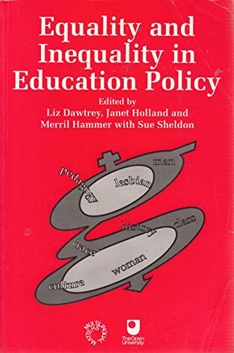 Imagen de archivo de Equalit & Inequal Educ Policy: A Reader (Open University Books) a la venta por WorldofBooks