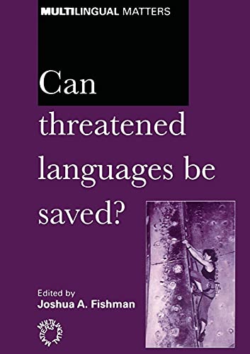 9781853594922: Can Threatened Languages Be Saved?