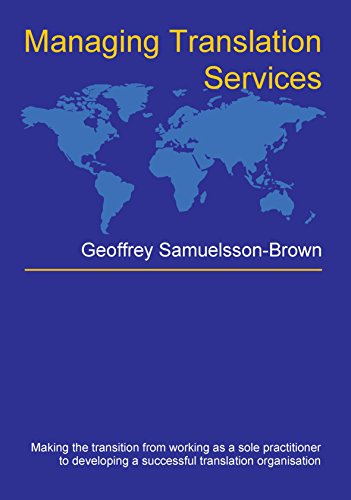 Imagen de archivo de Managing Translation Services (Paperback) a la venta por CitiRetail