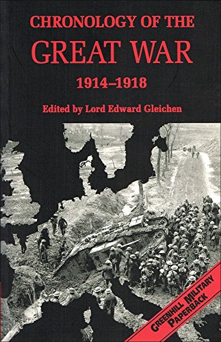 Imagen de archivo de Chronology of the Great War-Softbound a la venta por ThriftBooks-Atlanta