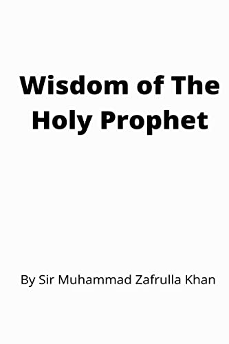Stock image for Wisdom of the Holy Prophet for sale by THE SAINT BOOKSTORE