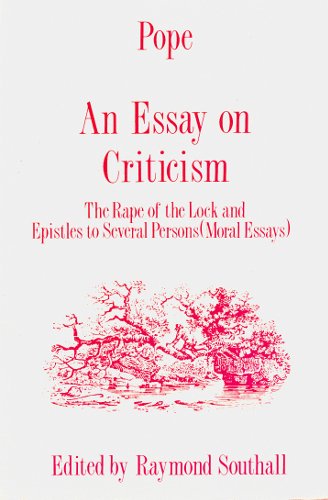 9781853730863: Essay on Criticism