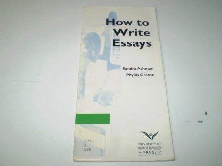 9781853770166: How to Write Essays (Study Gdes.)