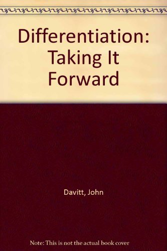 Stock image for Differentiation: Taking It Forward for sale by Phatpocket Limited