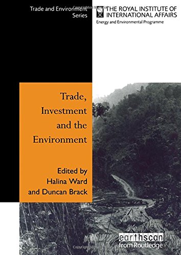 Imagen de archivo de Trade, Investment and the Environment a la venta por Blackwell's