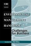 Imagen de archivo de Environmental Management Handbook - Challenges for Business a la venta por EbenezerBooks