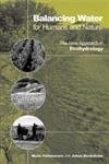 9781853839269: Balancing Water for Humans and Nature: The New Approach in Ecohydrology