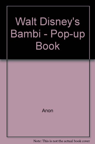Stock image for Walt Disney's Bambi - Pop-up Book for sale by WorldofBooks