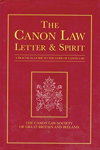 9781853902901: Canon Law Letter and Spirit: A New Commentary on the Code of Canon Law