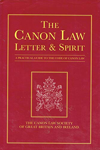 9781853902901: Canon Law Society of Great Britain: Letter and Spirit