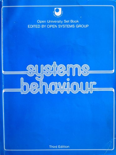 9781853960253: Systems Behaviour