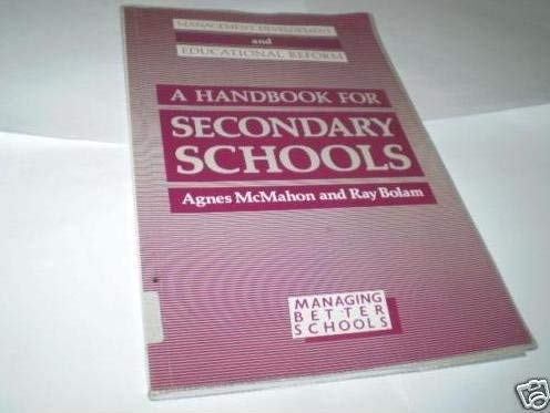 Stock image for A Handbook for Secondary Schools for sale by Better World Books Ltd